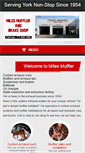 Mobile Screenshot of milesmuffler.com
